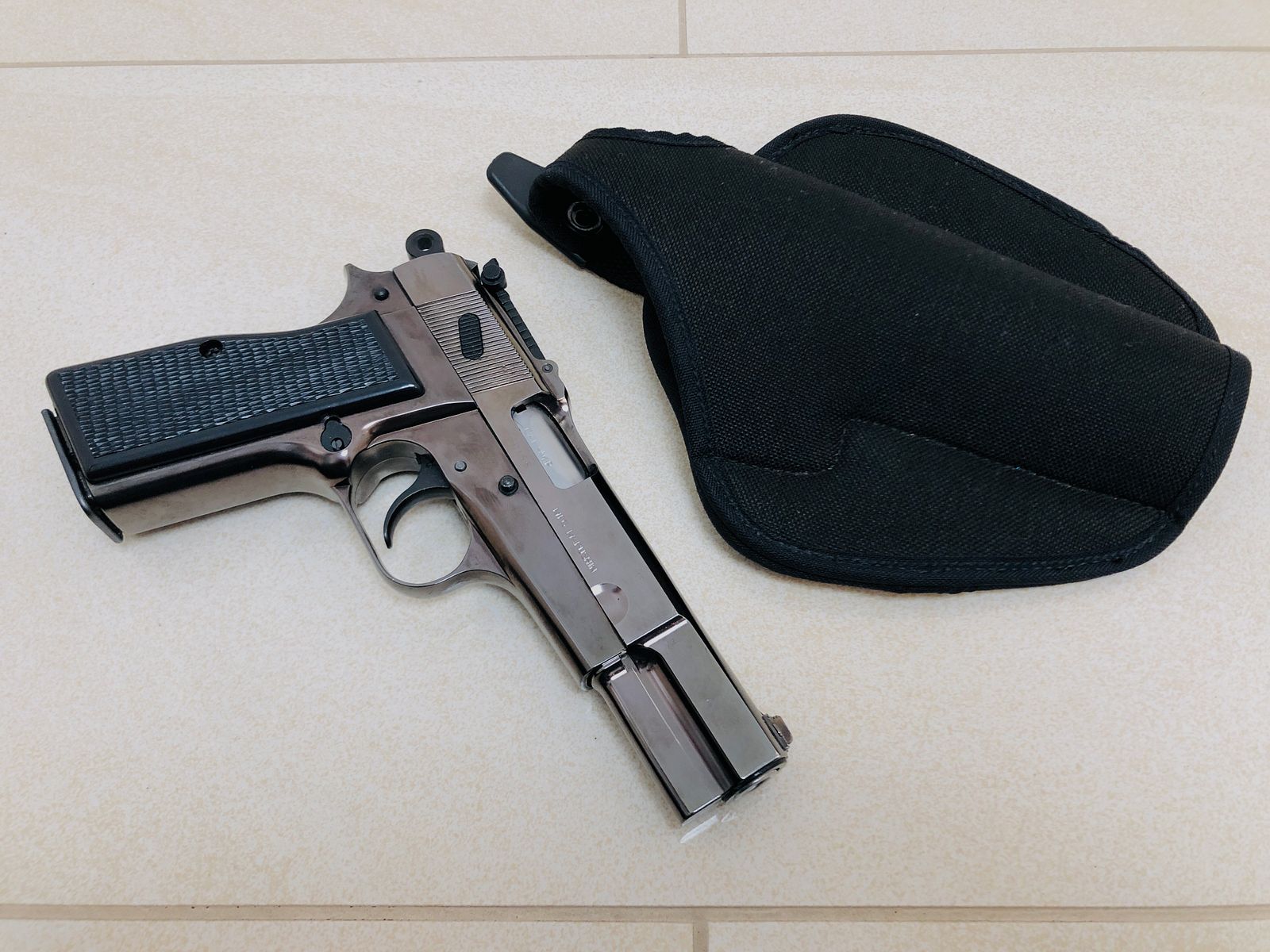 ••• Holster - Lot / 4x Cordura - Pistol holster •••