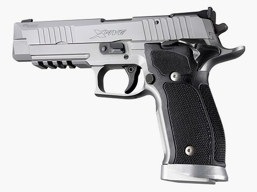 G10 Griff für SIG Sauer P226 SAO X5 / X6 - Checkered Solid Black