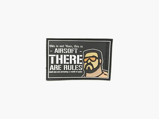 "THERE ARE RULES"-Patch