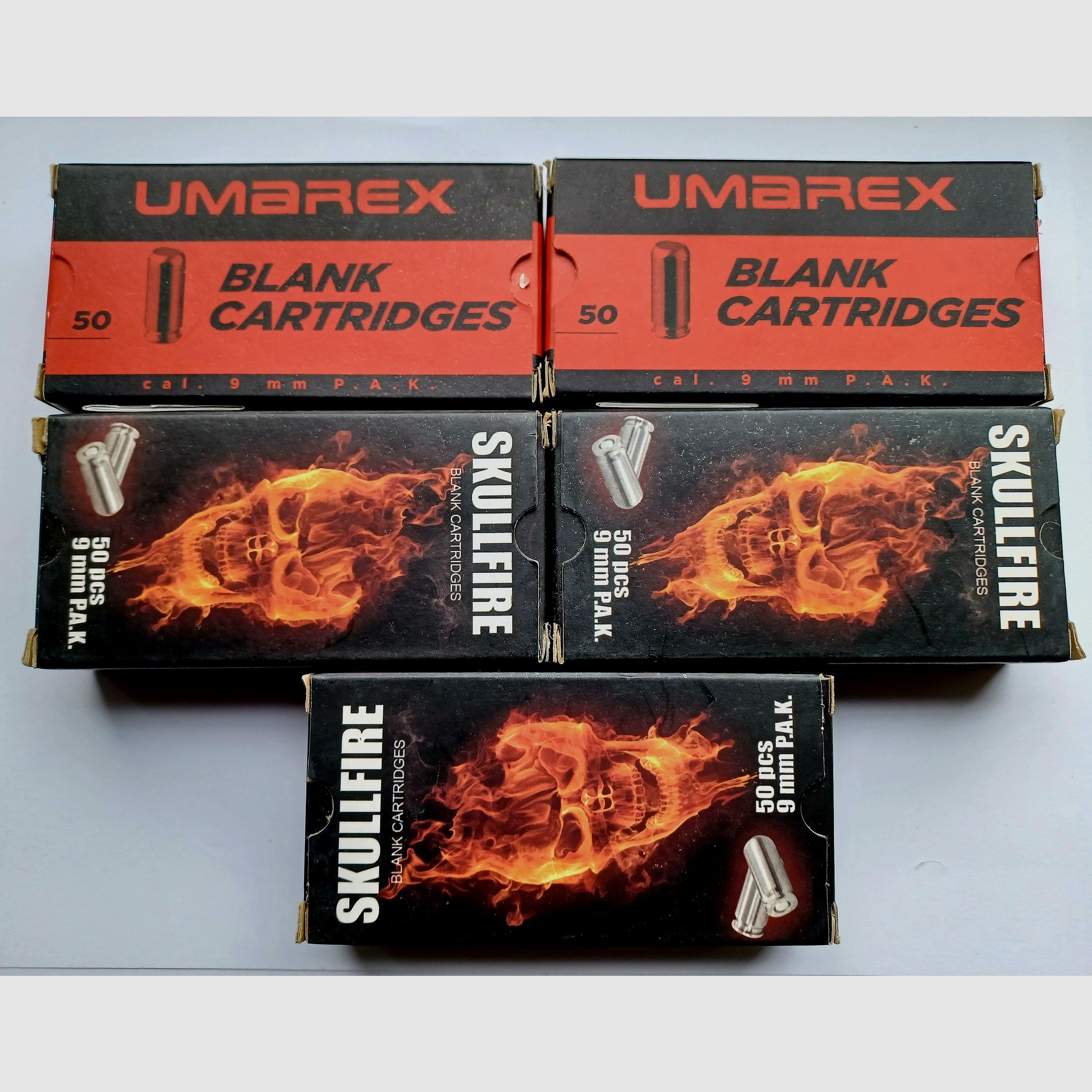 250 Platzpatronen cal. 9mm P.A.K.