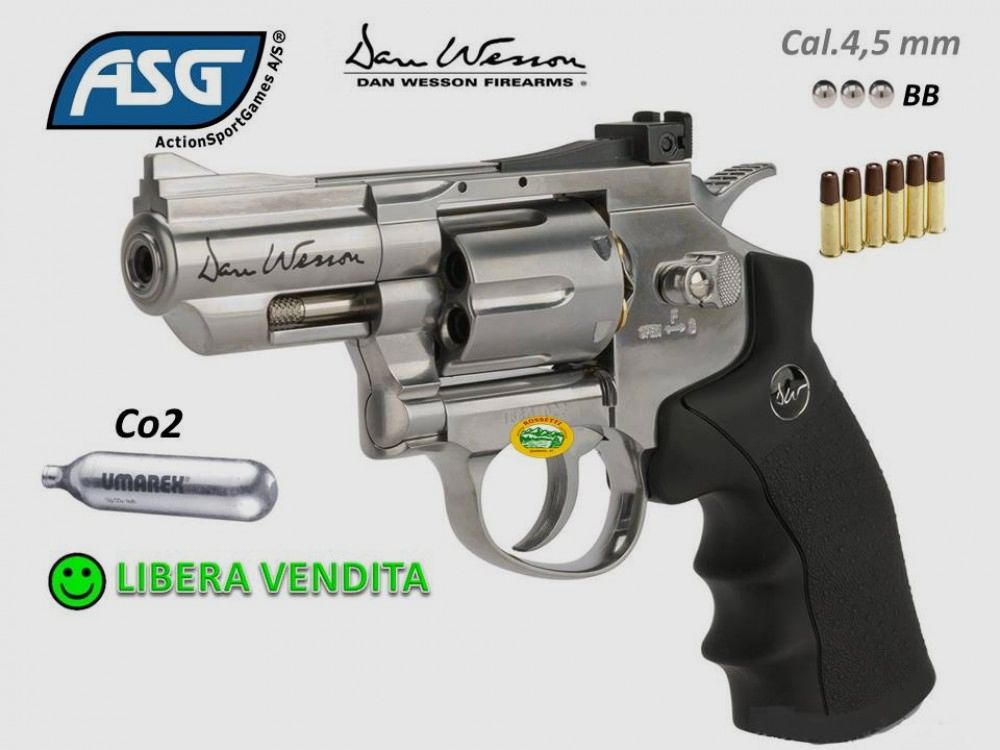 ASG DAN WESSON 2,5 Kal. 4,5 CO2 -