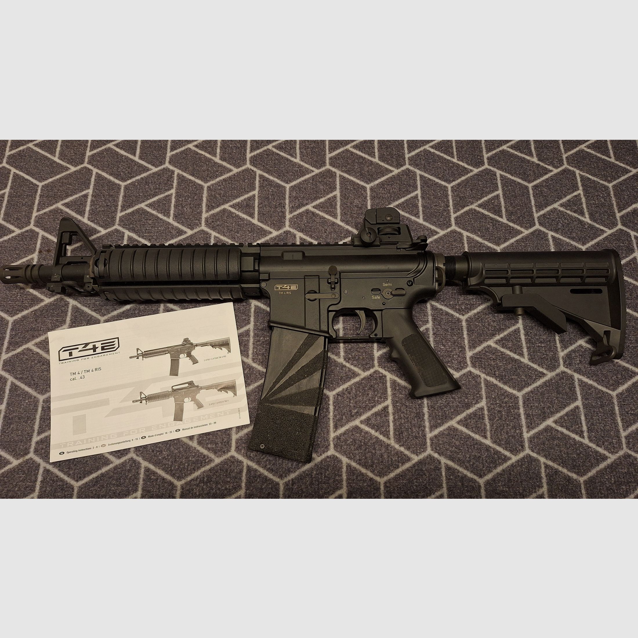 Umarex T4E TM4 RIS CO2 assault rifle .43