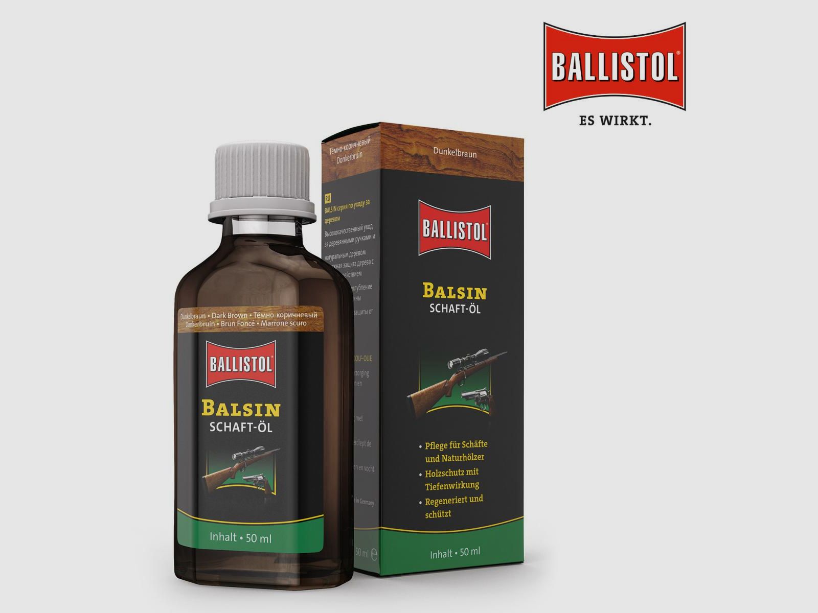 BALSIN Schaftöl dunkelbraun 50ml