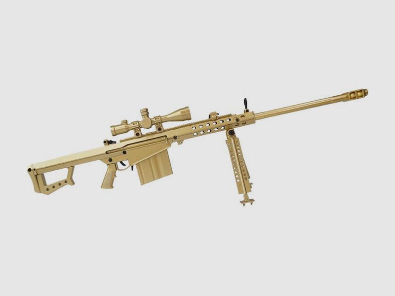 Goatguns Miniatur Goatguns Mini Barrett 82A1 .50 Gold, Bild 1 von 4