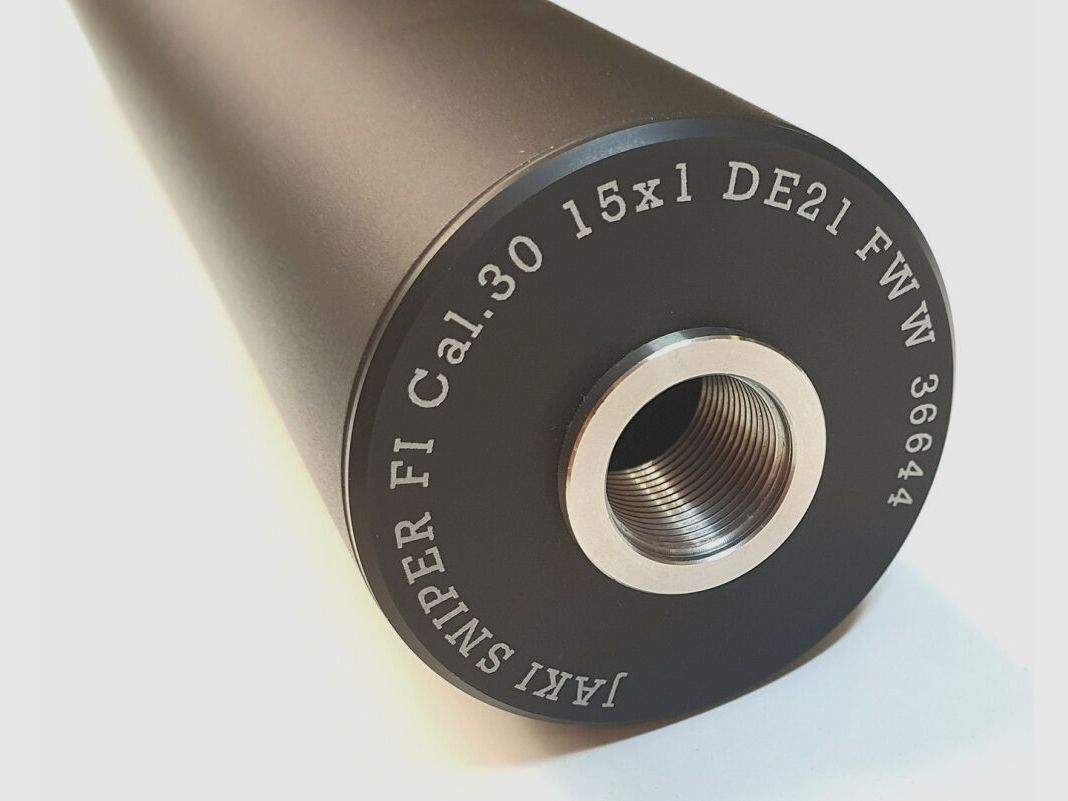 JAKI suppressor Semi Classic .30 / 7.62 mm (e.g. .308 Win.) M15x1 JAKI-SEMI-CLASSIC-M15-30