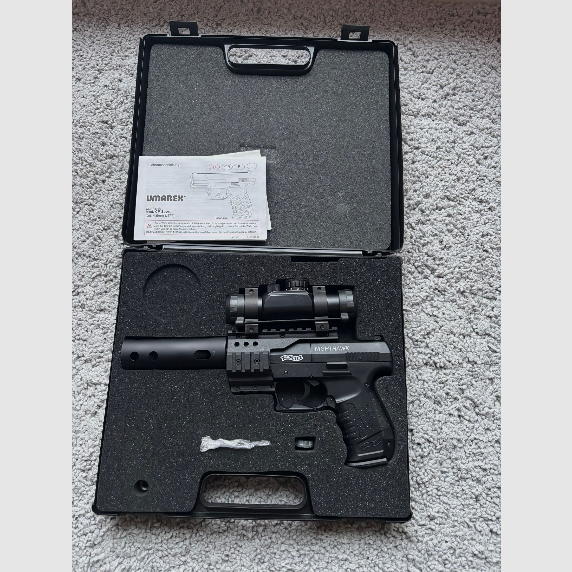 Pistolet CO2 Walther Nighthawk