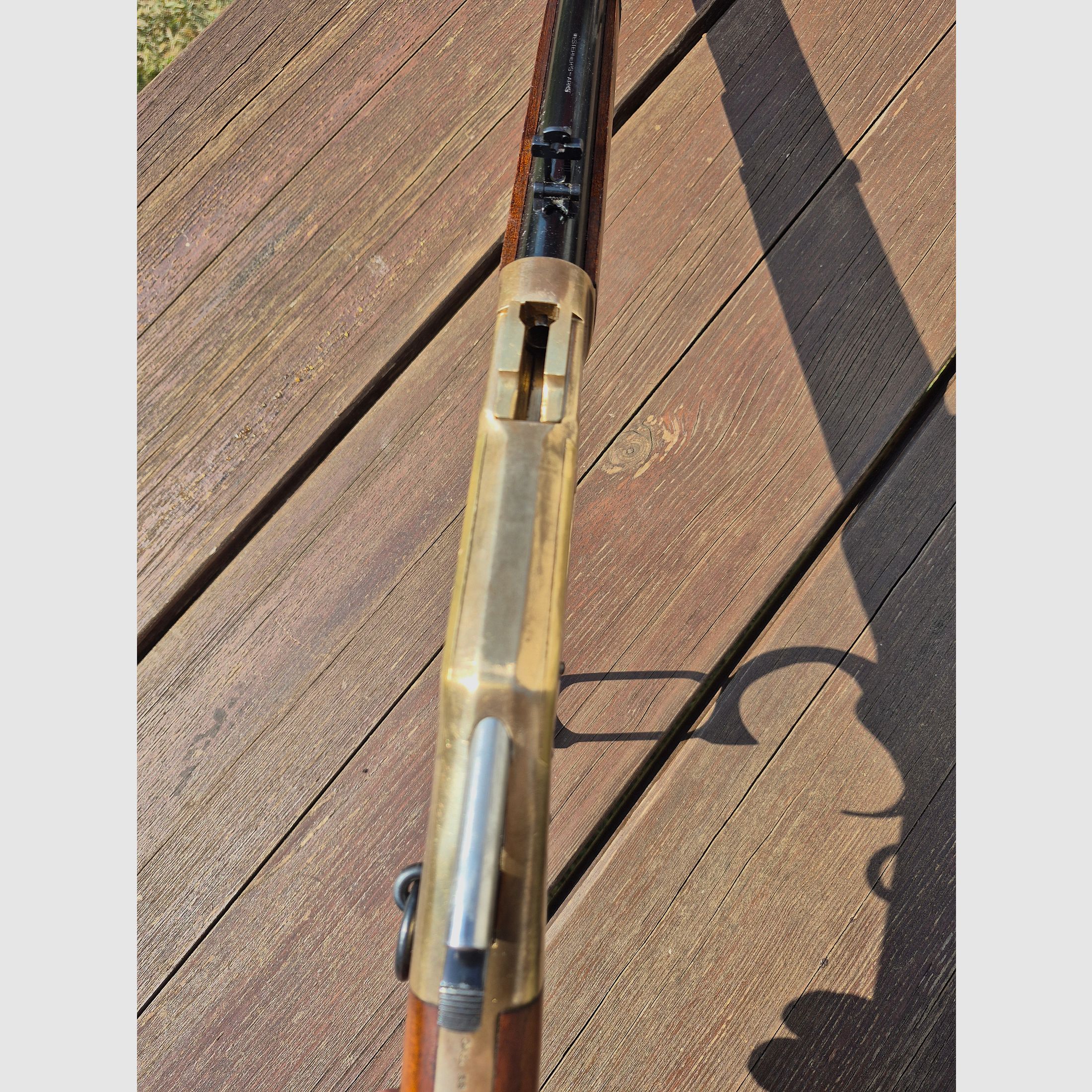 Uberti 1866 Yellow Boy Carbine .38 Sp. (mfg. 1972) – VISUALLY TOP / PURE PARTS DONOR! (Defective)