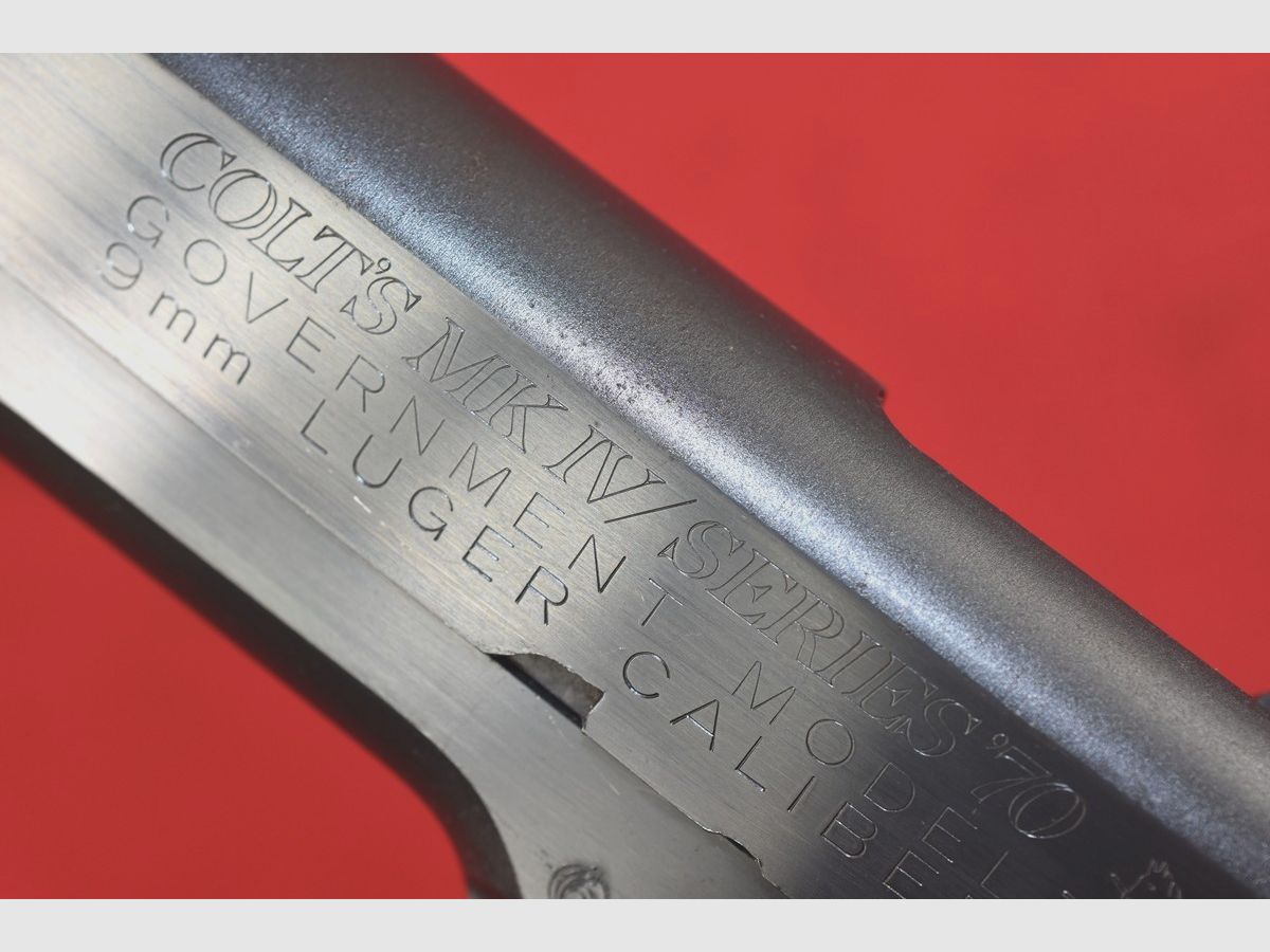 #8526 COLT MKIV SERIES'70 pistool, bouwjaar 1972, kal. 9x19, afbeelding 19 van 23