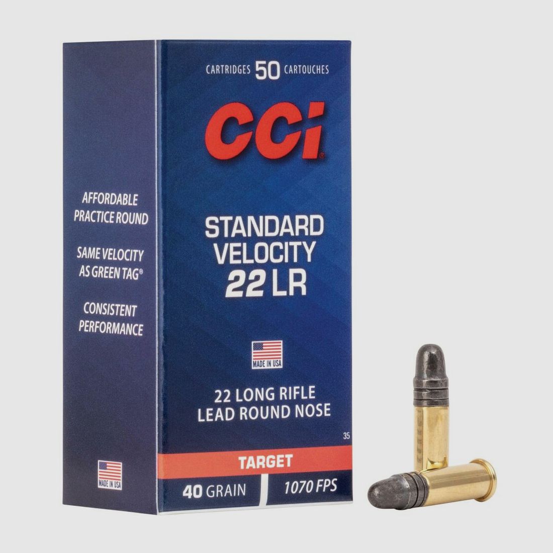 CCI CCI .22 lr Standaard 40grs. LRN