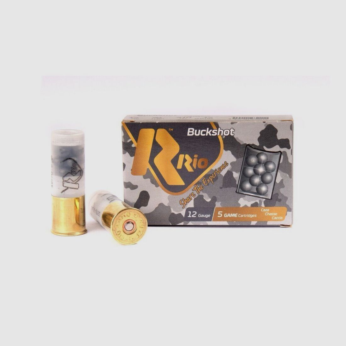 Patronen 12/70 Buck 9G 34 gr X5