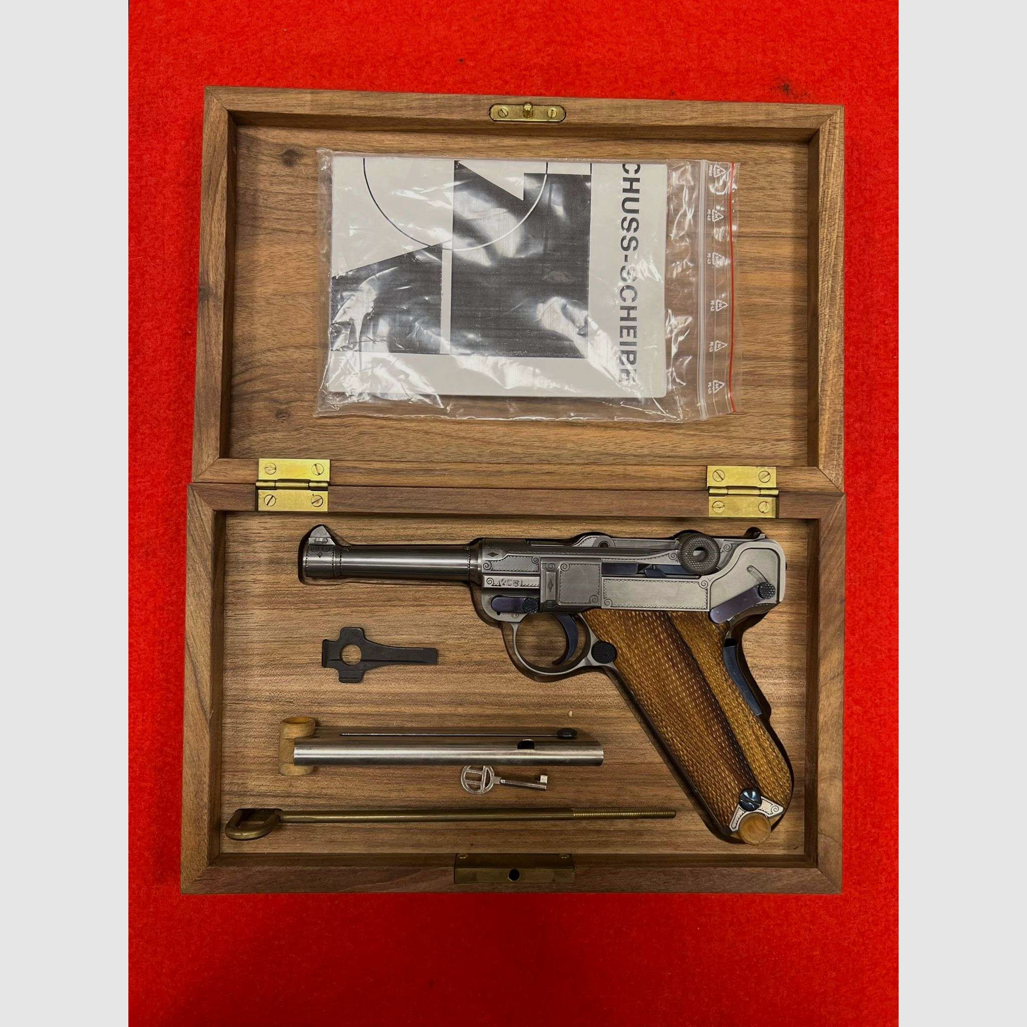 Mauser P08H Inox Comm. IWA ’88 Kaliber 7.65 Parabellum, Bild 1 von 7