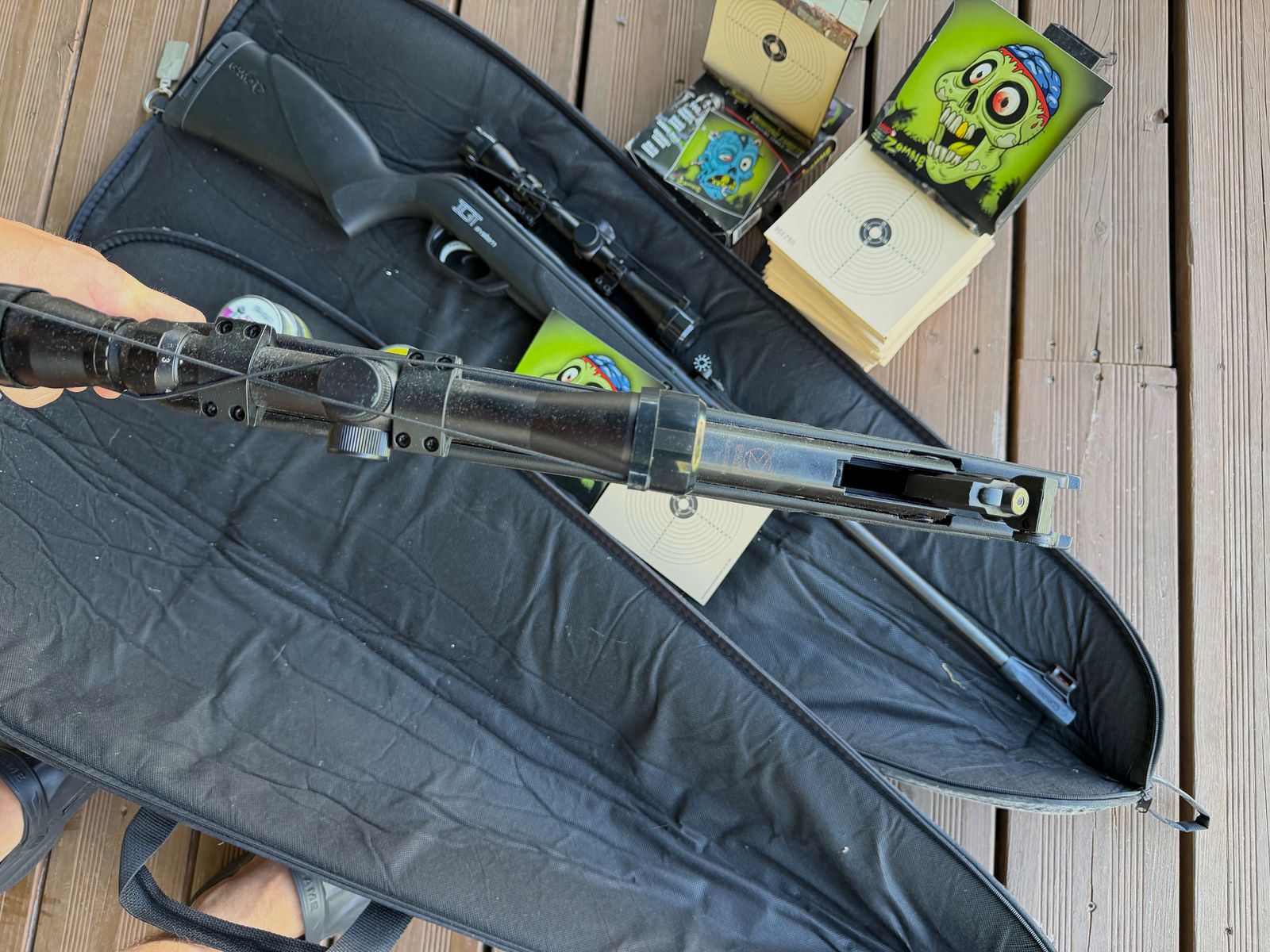 2x Gamo IGT System carabine à air 4,5 mm incl. scope & accessoires complets