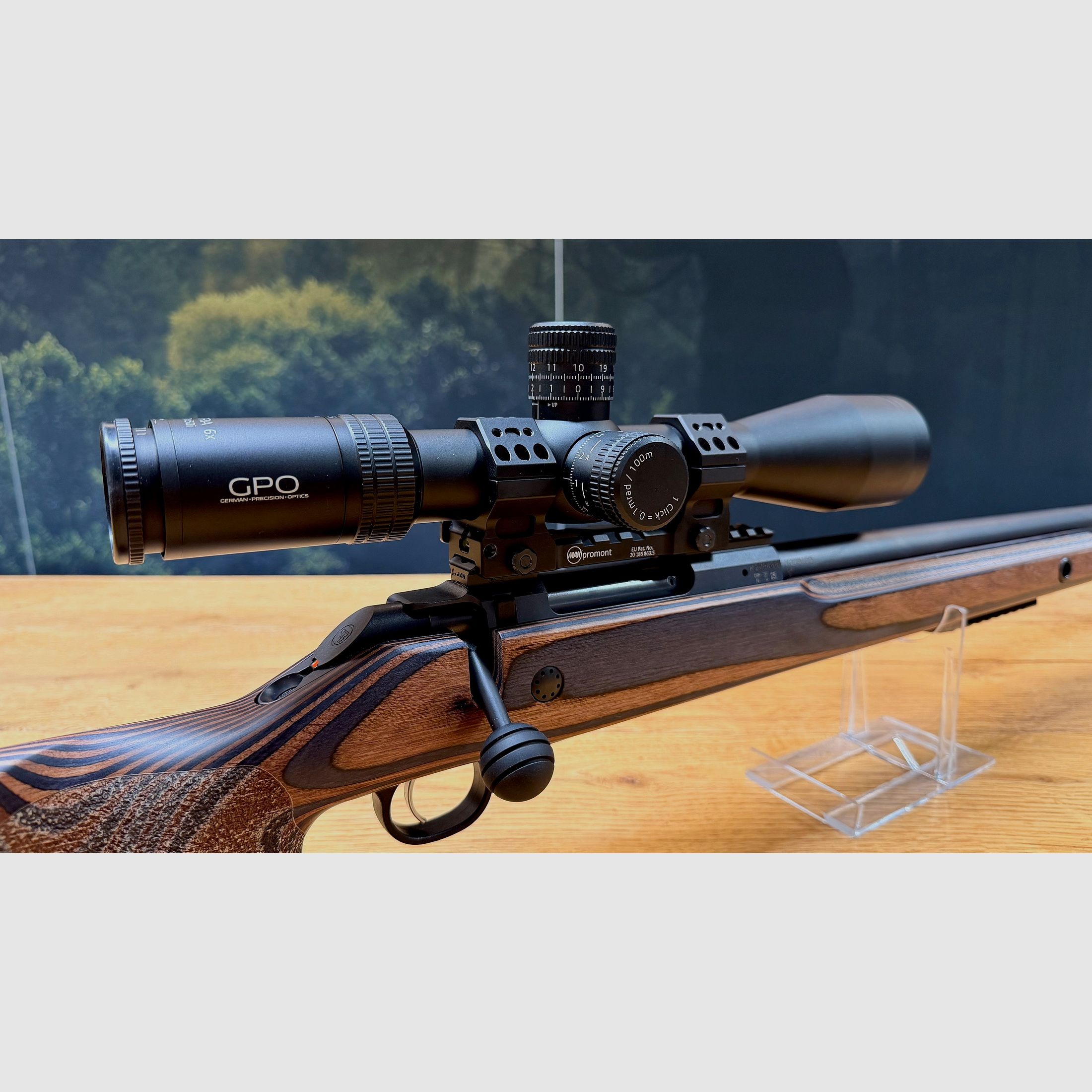 CZ 600+ Range / .308Win / inkl. GPO Spectra 6x 4,5-27x50i & MAK Blockmontage mit Vertikalhebel & Gunwerks Elevate Bipod