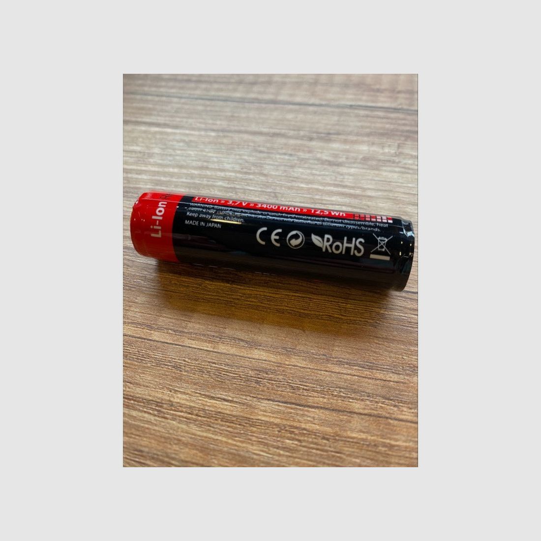 XCell Li-Ion Battery 18650H-3400 3.7V / 3400mAh suitable for HIKMICRO