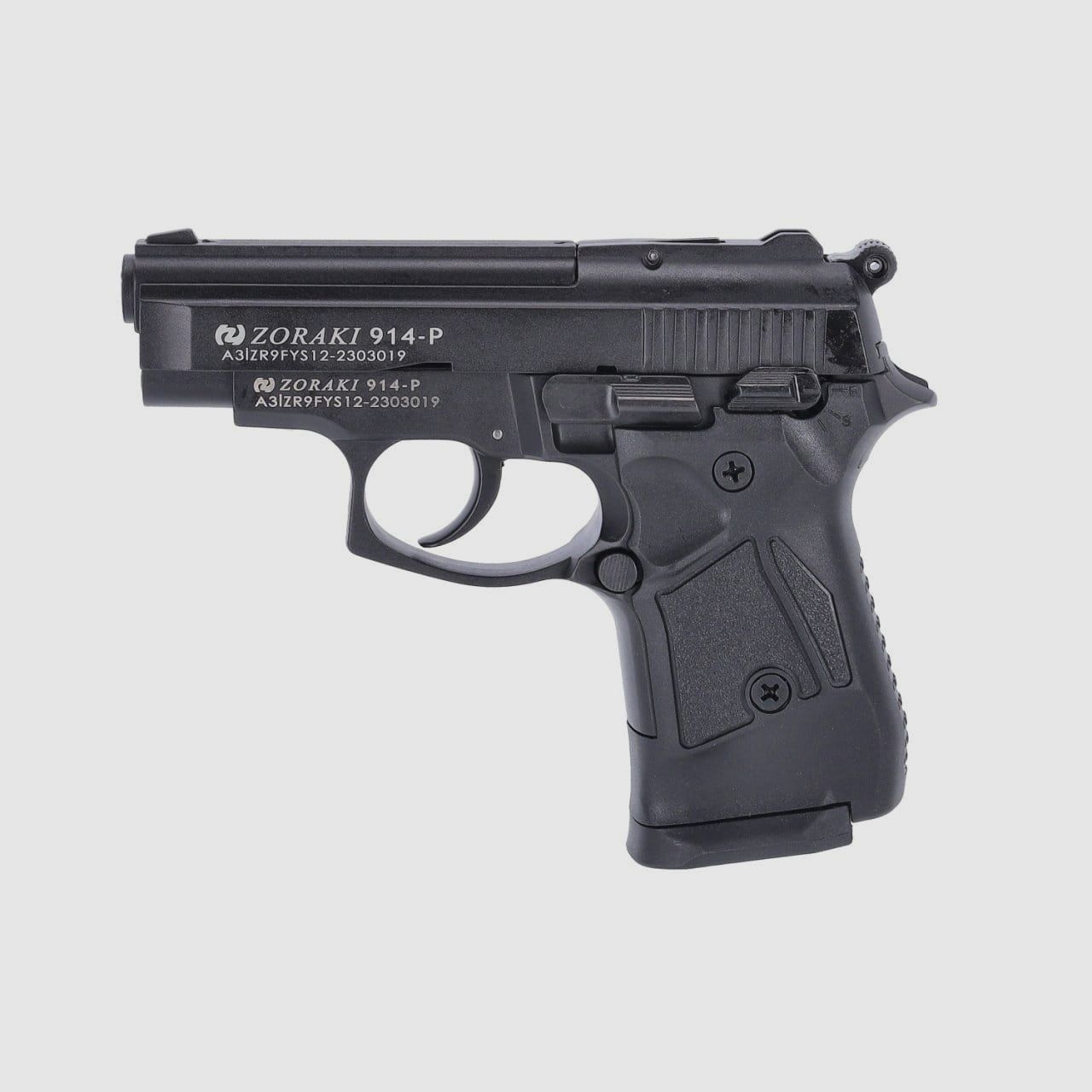 Zoraki 914 pistolet alarmowy 9 mm P.A.K. pokryty niebieską