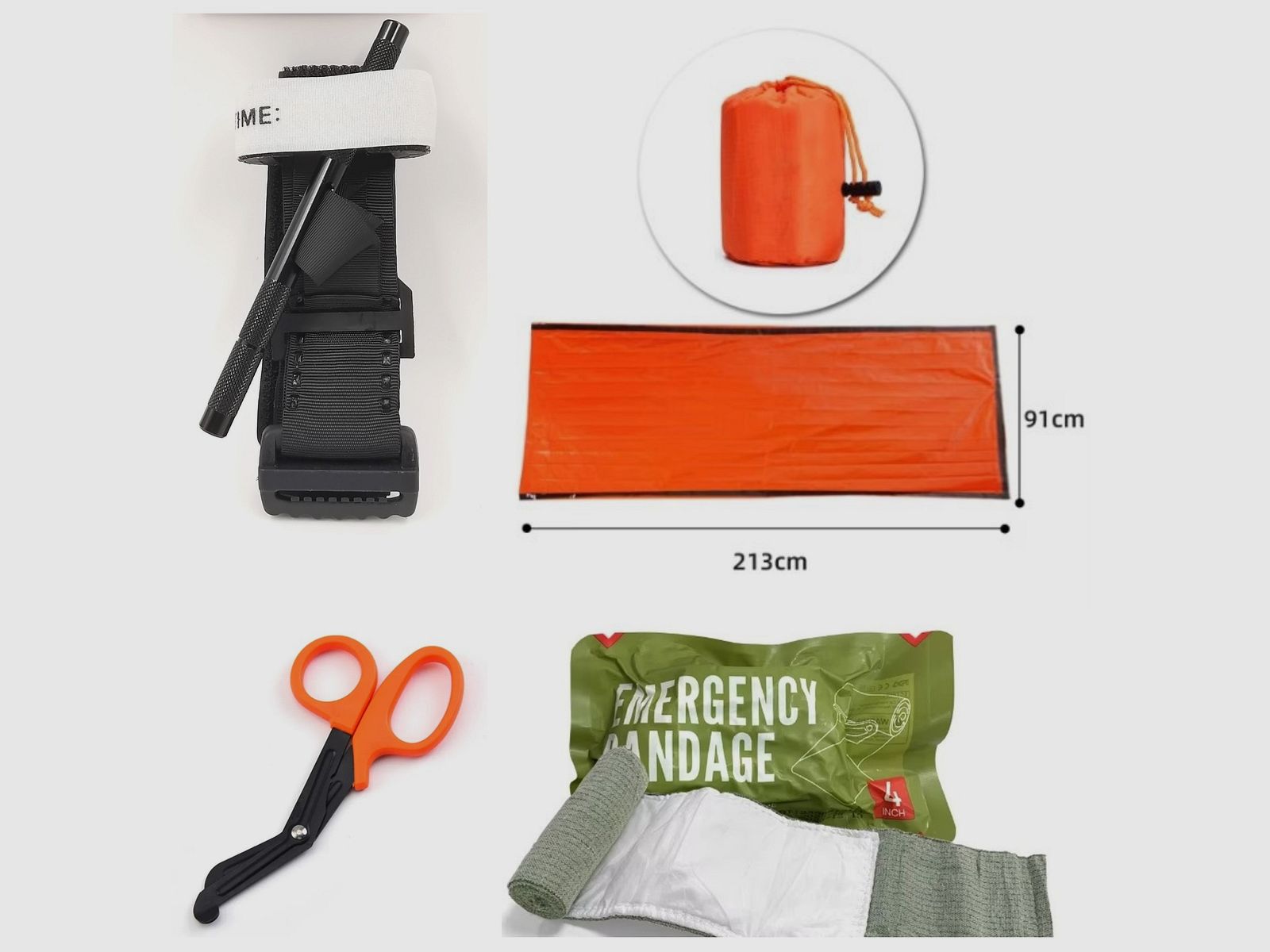 IFAK First Aid Kit Hochwertiges Outdoor Set Erste Hilfe Tasche Notfall-Trauma-Kit Verband Molle