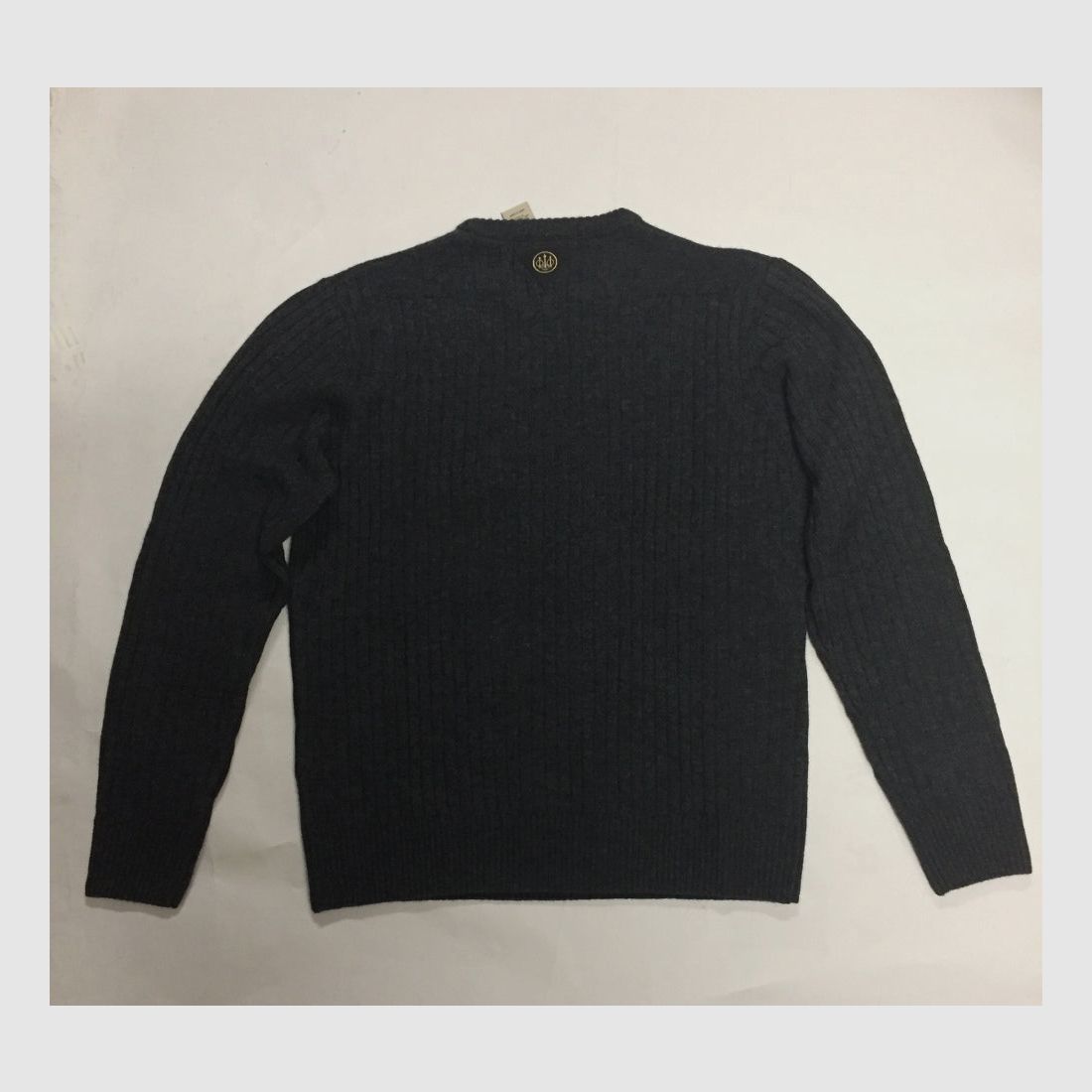 BERETTA MAGLIONE CHESTERFIELD WOOL ROUND NECK PU82, immagine 2 di 2