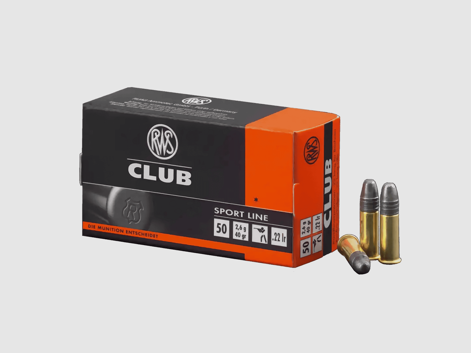 RWS Target Rifle .22 lr LRN 40 gn