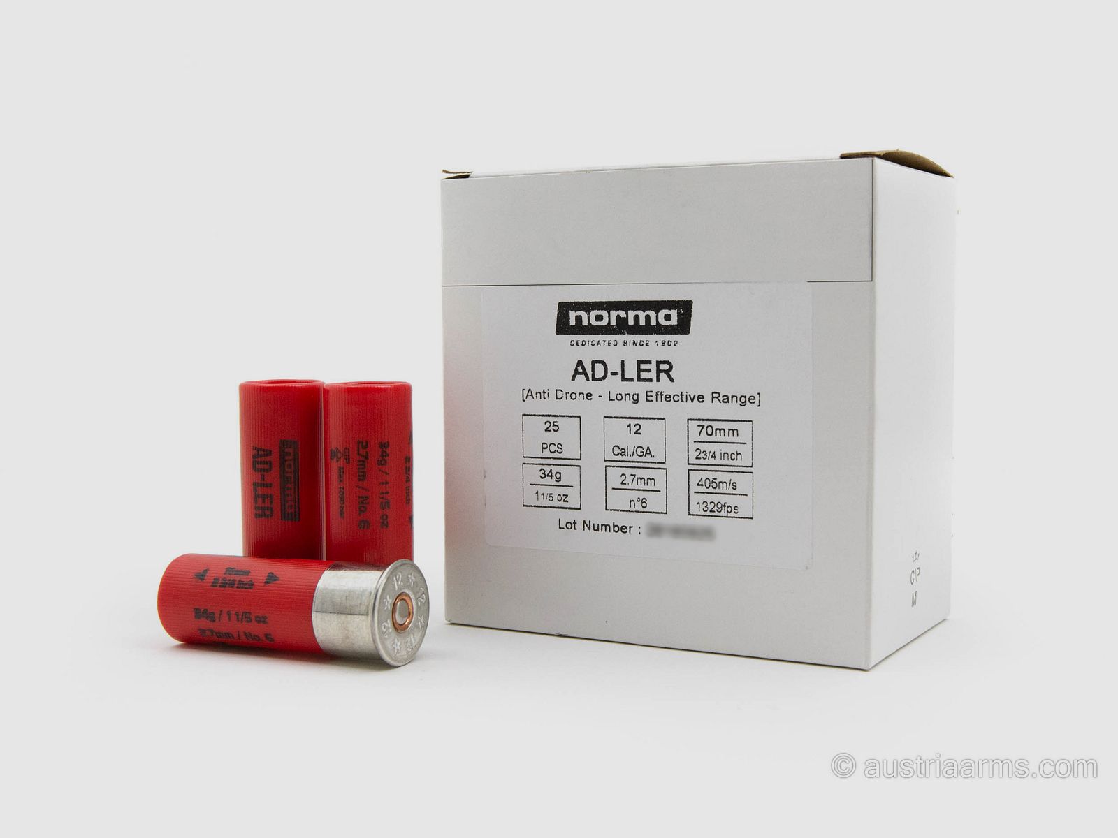 Norma AD-LER (Anti Drone – Long Effective Range), 12/70