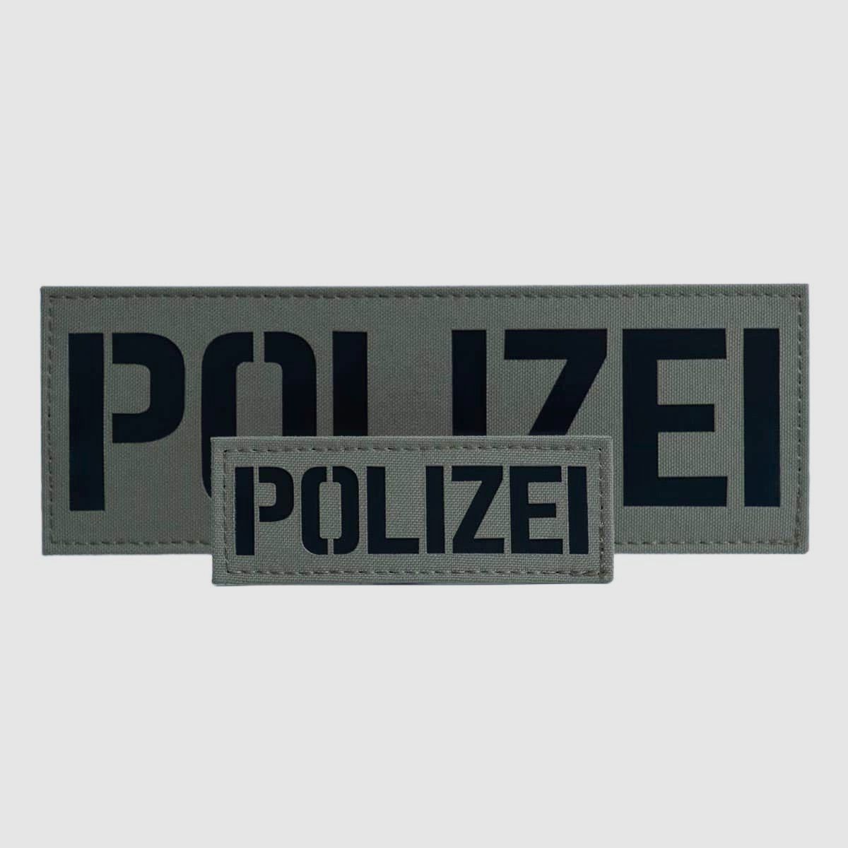 TERRA B® POLIZEI Patch Set "Black Edition", Bild 1 von 2