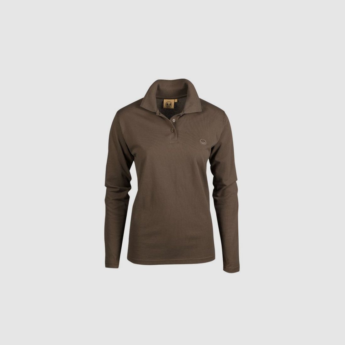 Moose D-Polo Shirt Long Sleeve, image 1 of 2