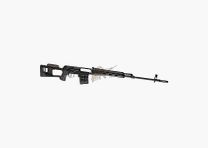 Rifle de francotirador SVD GBB Negro - WE -F-