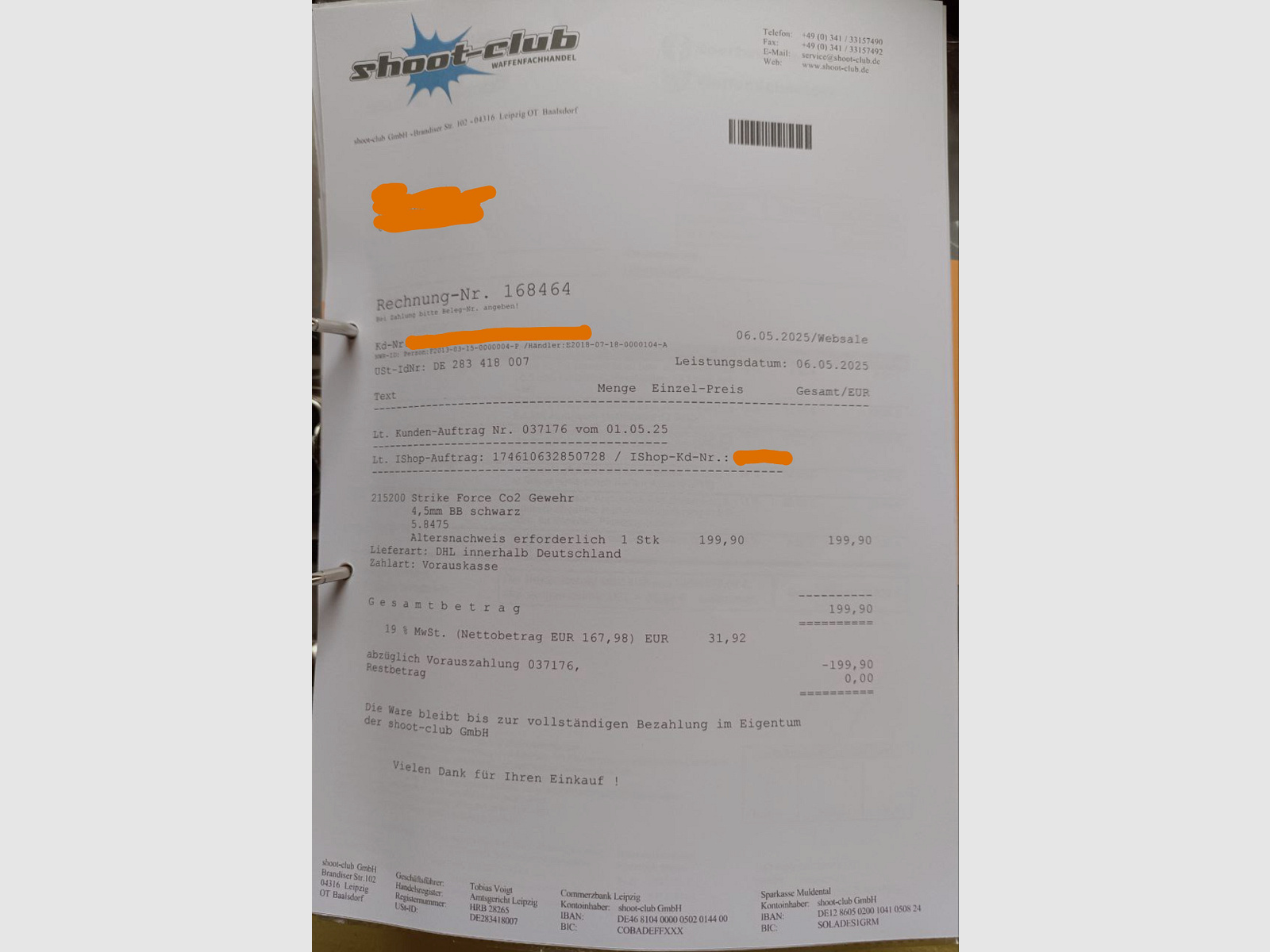 UX Strike Force CO2 Geweer 4,5 mm BB Munitie