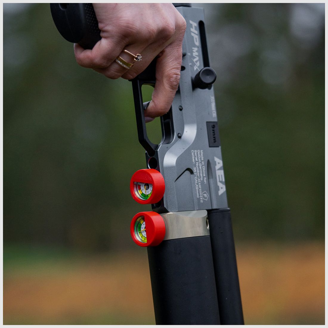 UITVERKOOP | Afdekkap Manometer | Dekkap Manometer | AEA HP MAX | ZWART | ROOD | flexibel