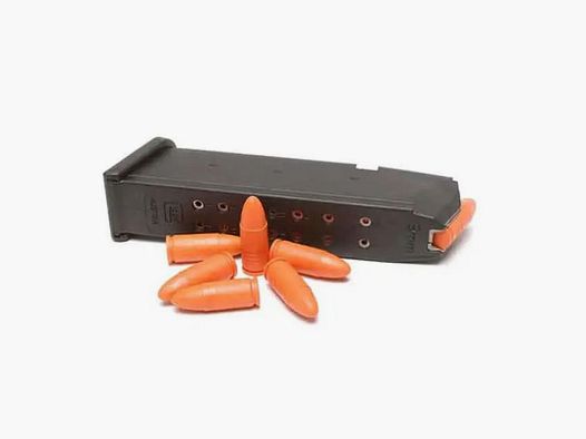 Pink Rhino - Dummy Rounds Snap Caps - 9mm - Pomarańczowy