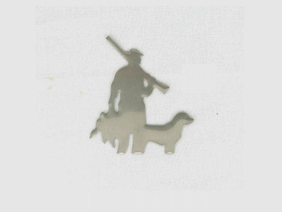 Autoaufkleber Jäger mit Hund 1