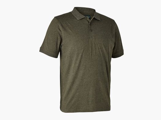 Deerhunter Polohemd Gunnar (Green melange)