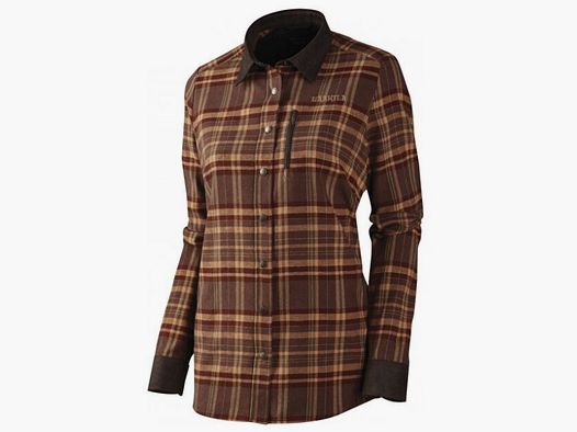 Härkila Pajala Lady L/S skjorte – Bergundy