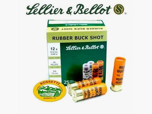 SELLIER & B Buck Shot cal.12 pallettoni gomma