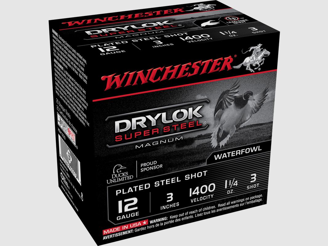 Winchester 35 gr 3 cal. 12 Drylok Super Steel Magnum, immagine 1 di 3