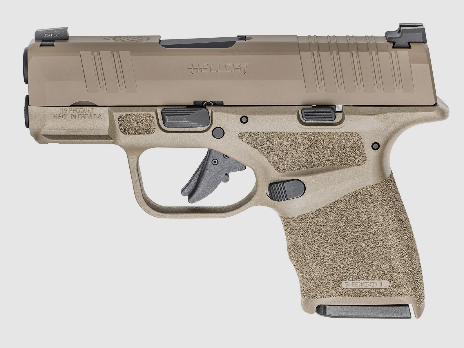 PISTOLE SPRINGFIELD HELLCAT MICRO COMPACT FDE 3″ (9MM), image 9 sur 12