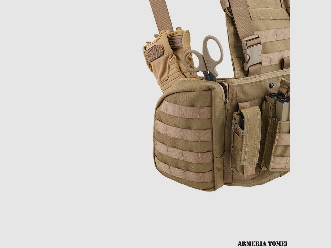 DEFCON 5 – MARTE CHEST RIG 1000D NYLON COYOTE TAN, Bild 2 von 2