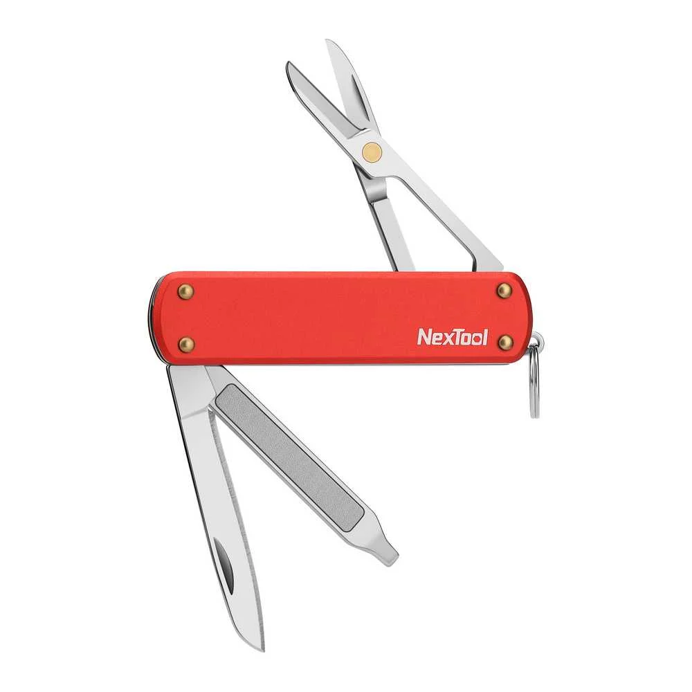 NexTool Mini Pocket Knife NE0142 4-in-1 coltello tascabile multifunzione rosso, immagine 2 di 32