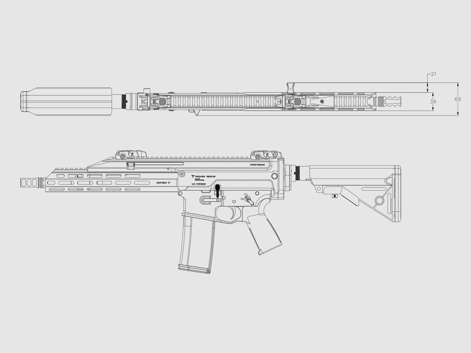 Tinck Arms PERUN X-16 7,62X39, image 6 sur 6