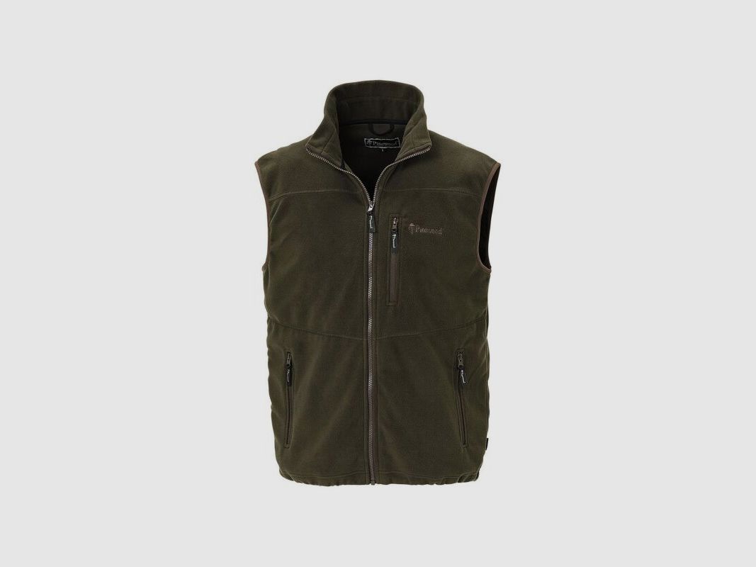 Pinewood Herren Fleece Weste Pirsch Jagdgrün