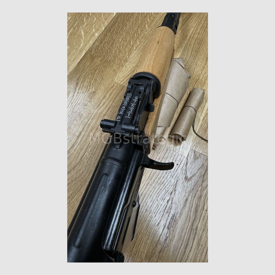 Cugir Modell 64 - halbautom. Büchse 7,62x39 - 42,5 cm Lauf Unterklappschaft Modell 64 - Lauf hartverchromt - zivile Version AKMS / System AKM / AK47 AK-47