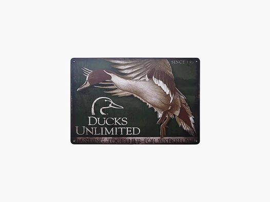 Metall-Dekorationsschild Ducks Unlimited Pilet