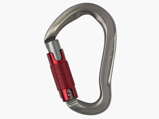 Tree Runner Carabiner Trilock small bent, Alu EN 362