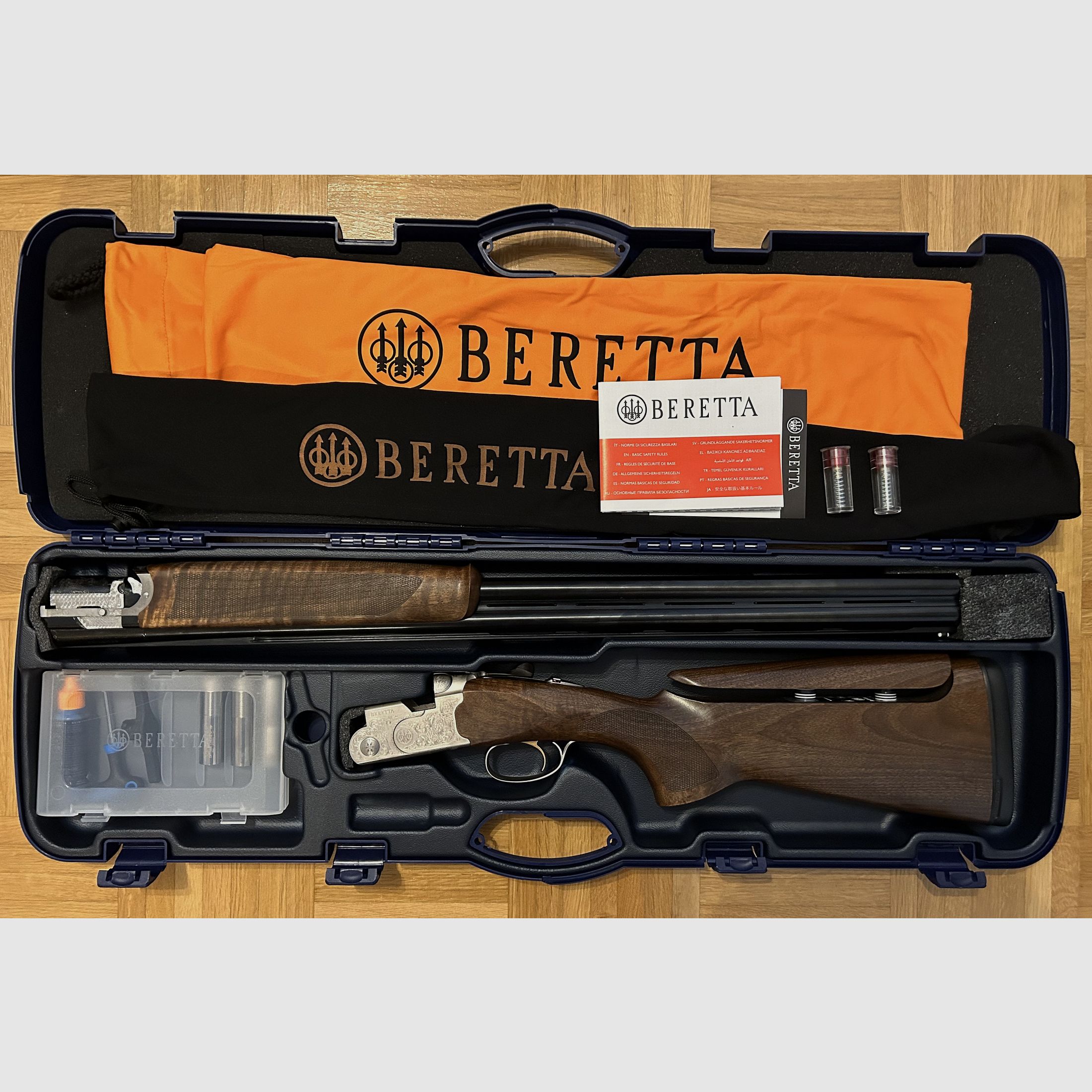 Beretta 686 Silver Pigeon 1 Sporting met kolfverstelling, 12/76, 71 cm