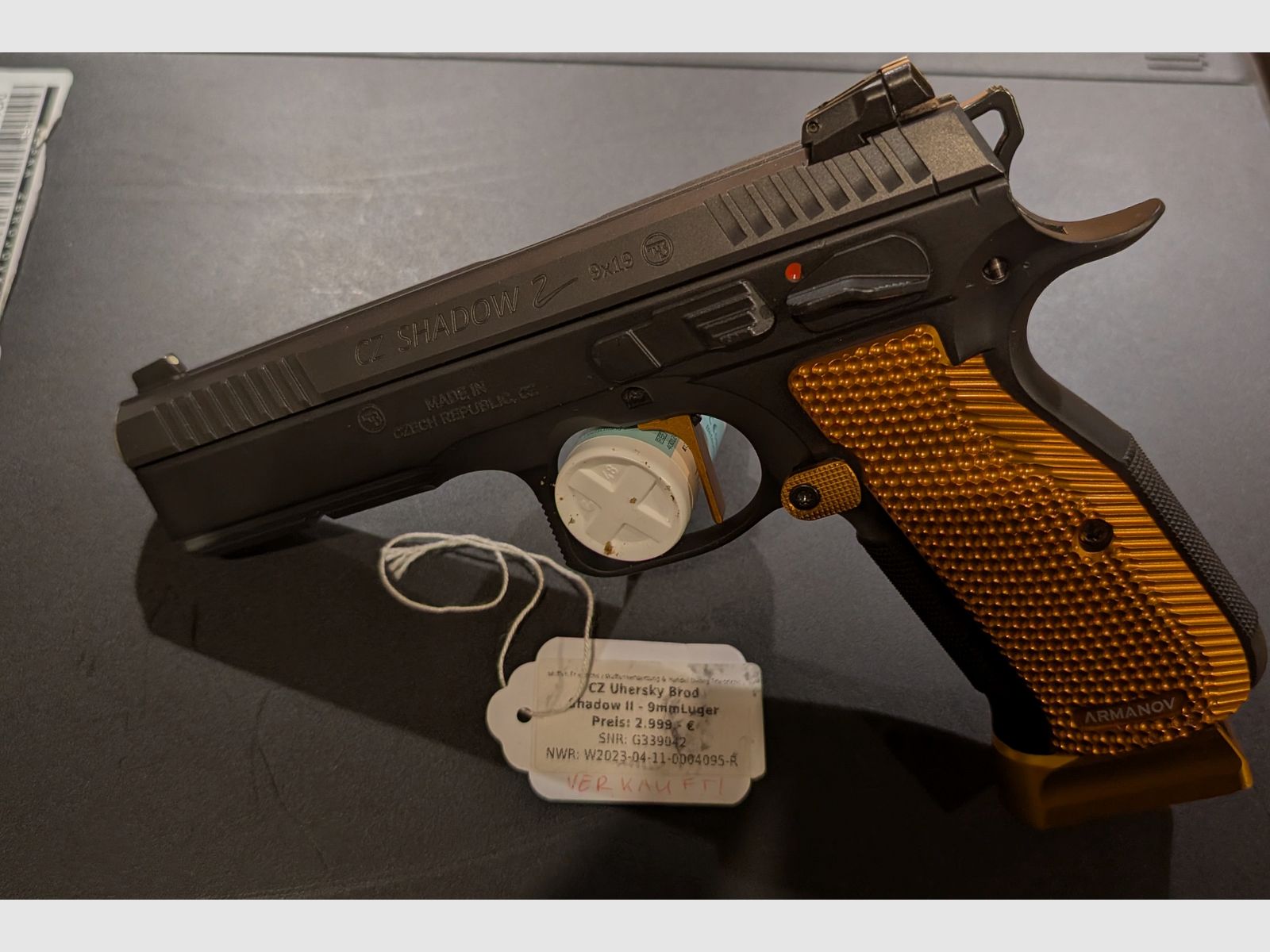 CZ Shadow 2 Orange with SA match trigger