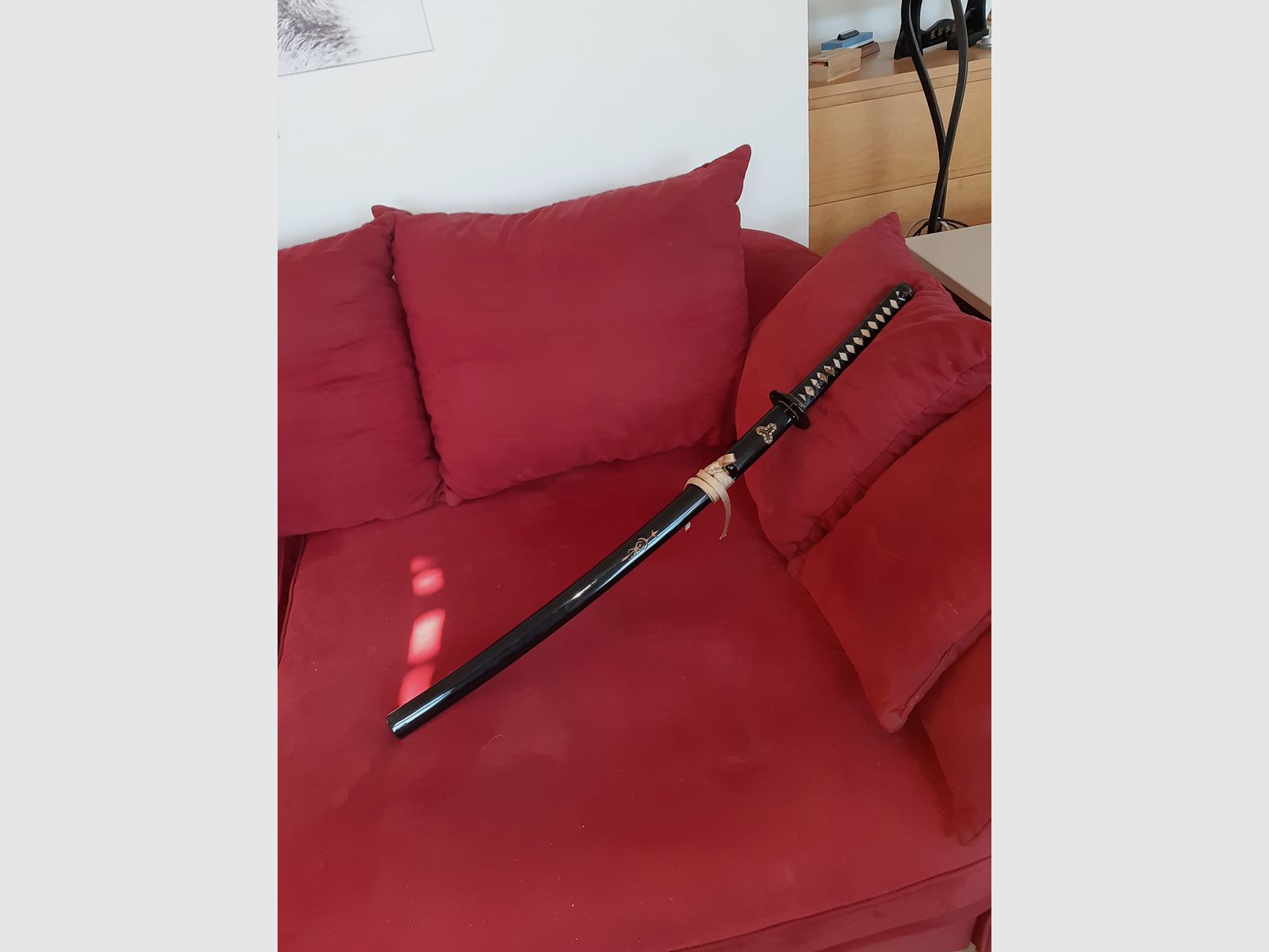 "Töte Bill" - Hattori Hanzo Schwert - Handgeschmiedet & gefaltet, scharf - Blutdamast Edition"