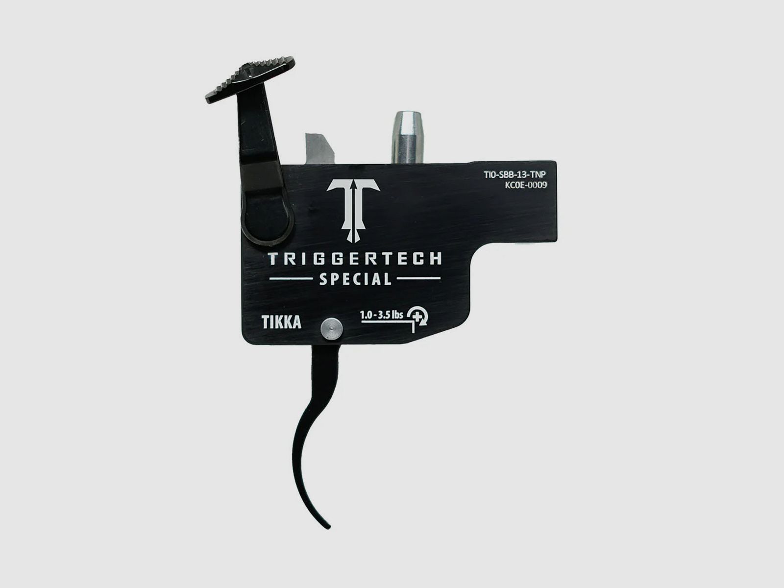 TriggerTech Tikka Black Special Curved Left Hand