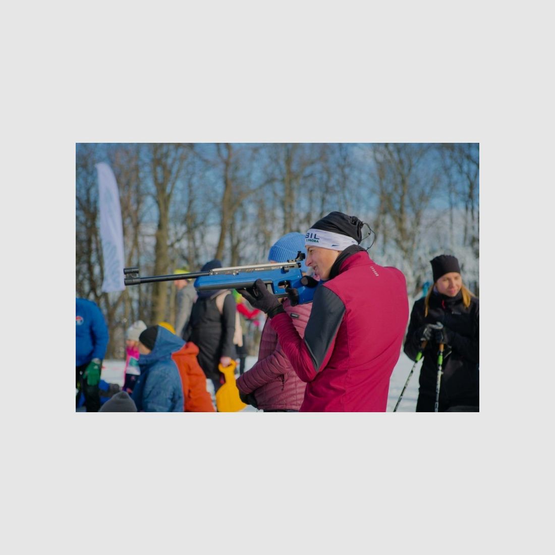 Set Fucile Biathlon Ecoaims con Piedi, immagine 16 di 22