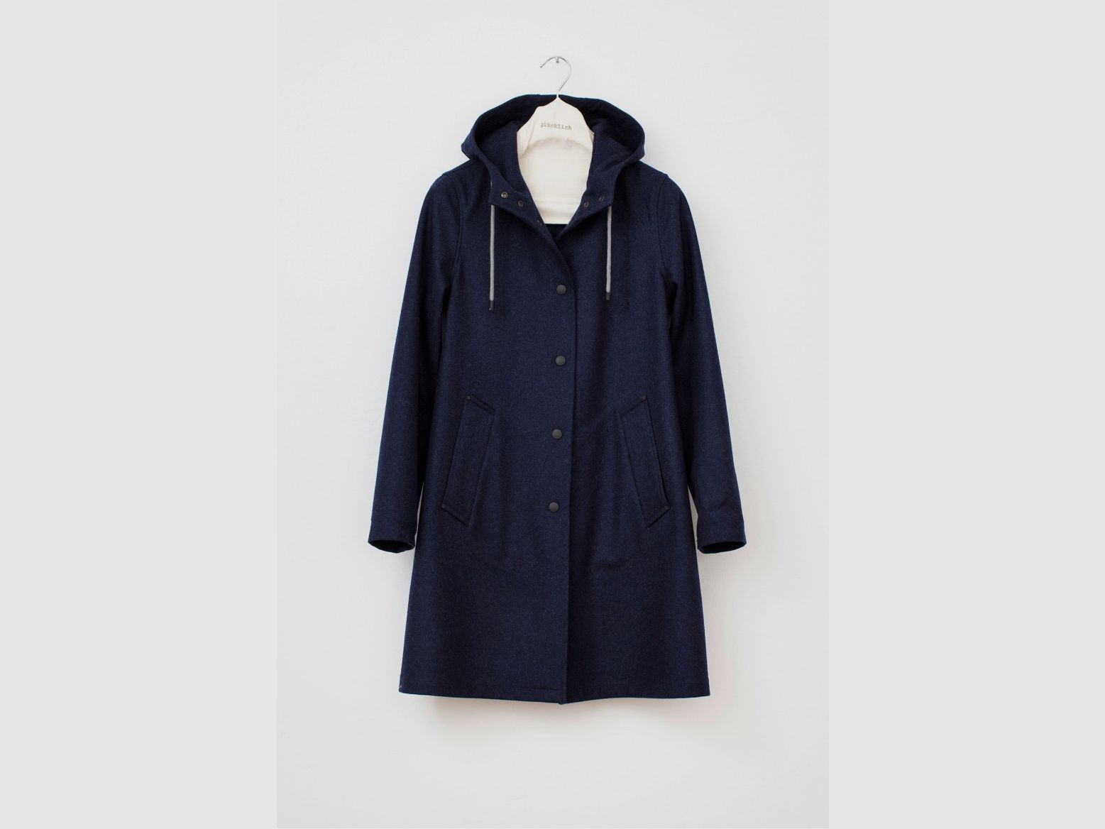Damen Wetterfleck Parka in Dunkelblau, Bild 2 von 2
