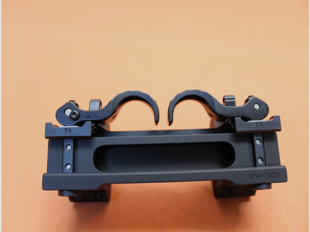 Recknagel Era-Tac QD Blockmontage 34mm (T4014-2023) mit Hebel, Vorneigung 20MOA, BH=23mm für Picatinnyprofil