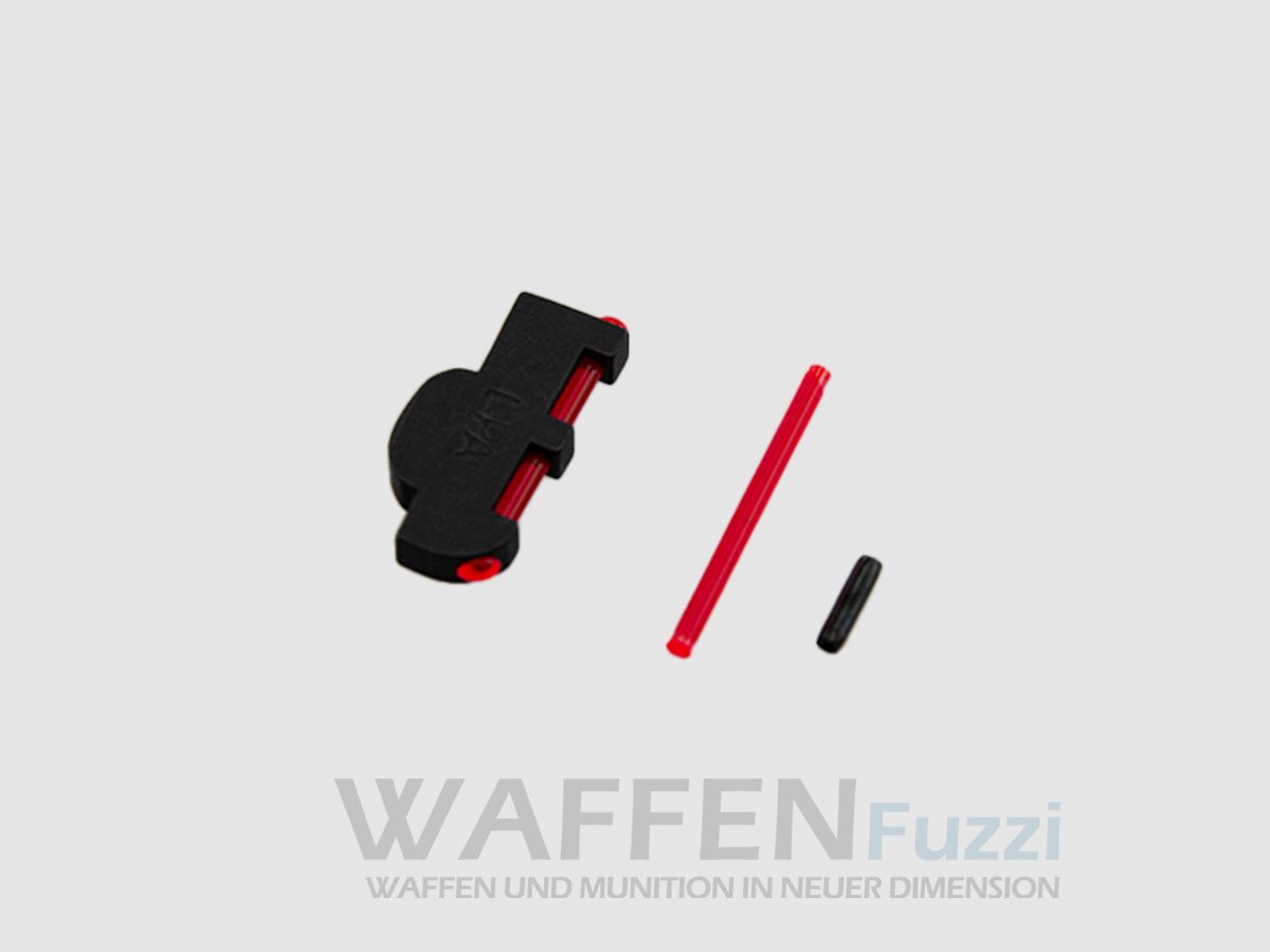 LPA Fiber Optic Korn für S&W Revolver Rot